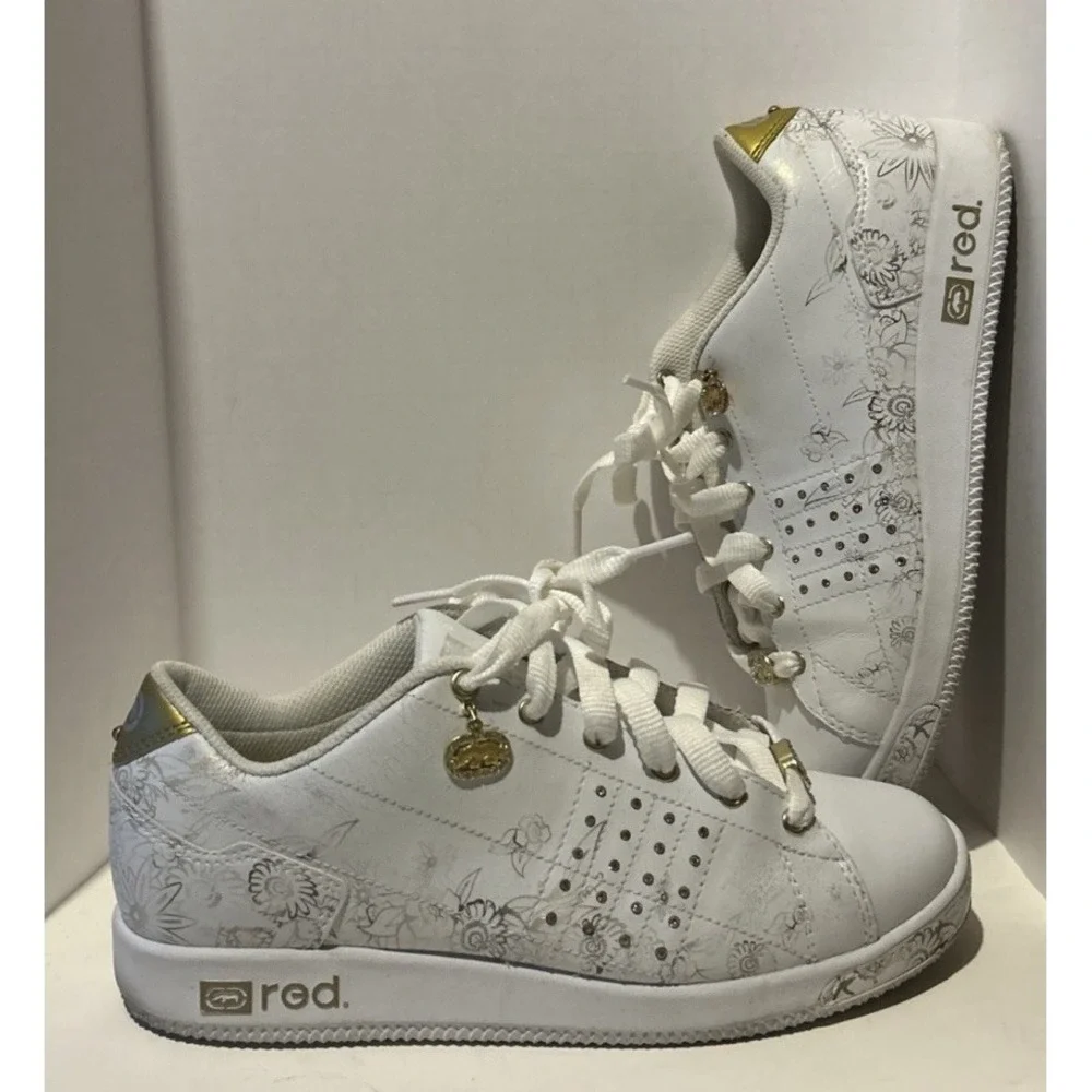 Ecko Red By Marc Ecko‎ Girls Shoes With Rhino Pendant Size 7.5